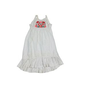 Old Navy Girls Flower White Eyelet Dress Size XS 5